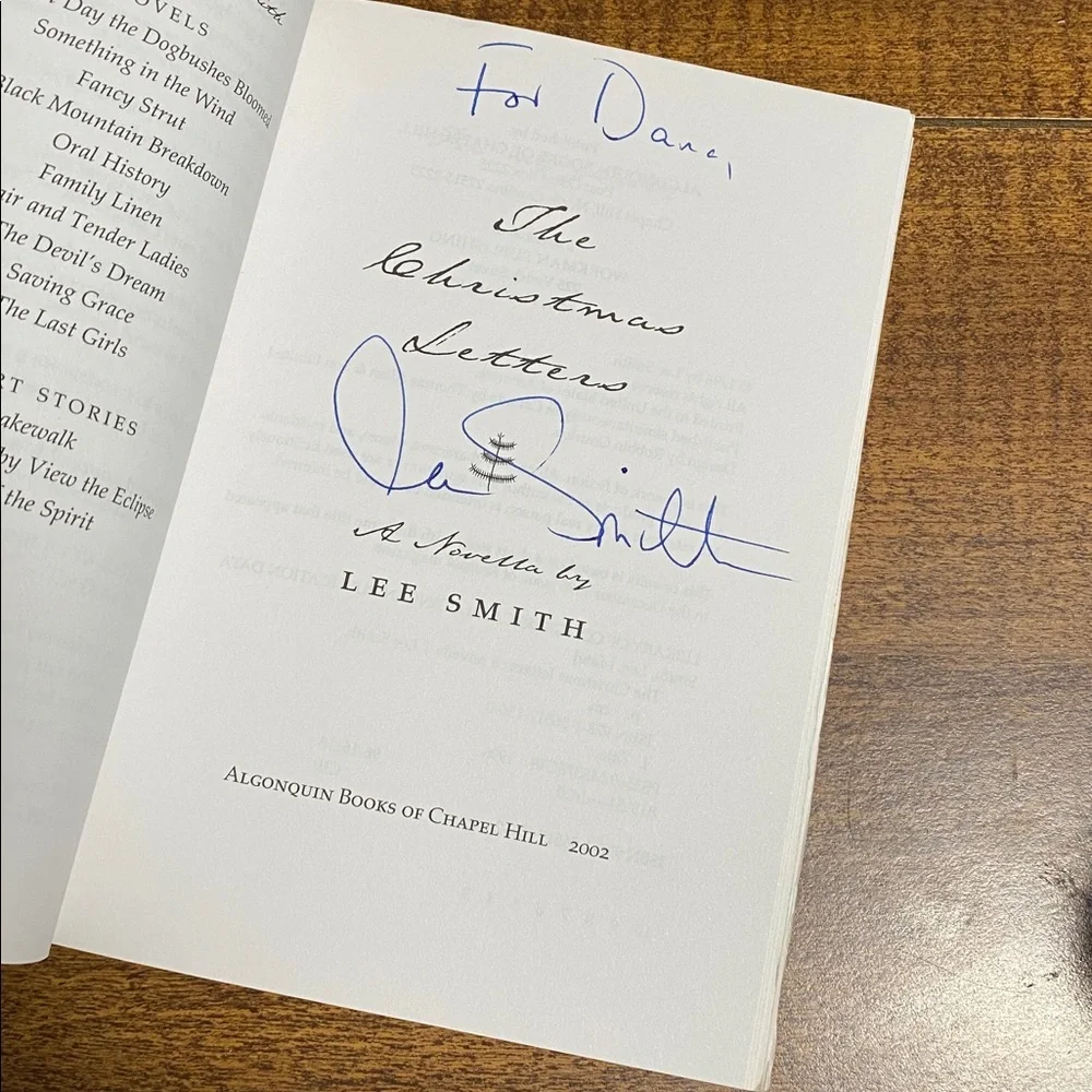 Algonquin Books Of Chapel Hill christmas letters